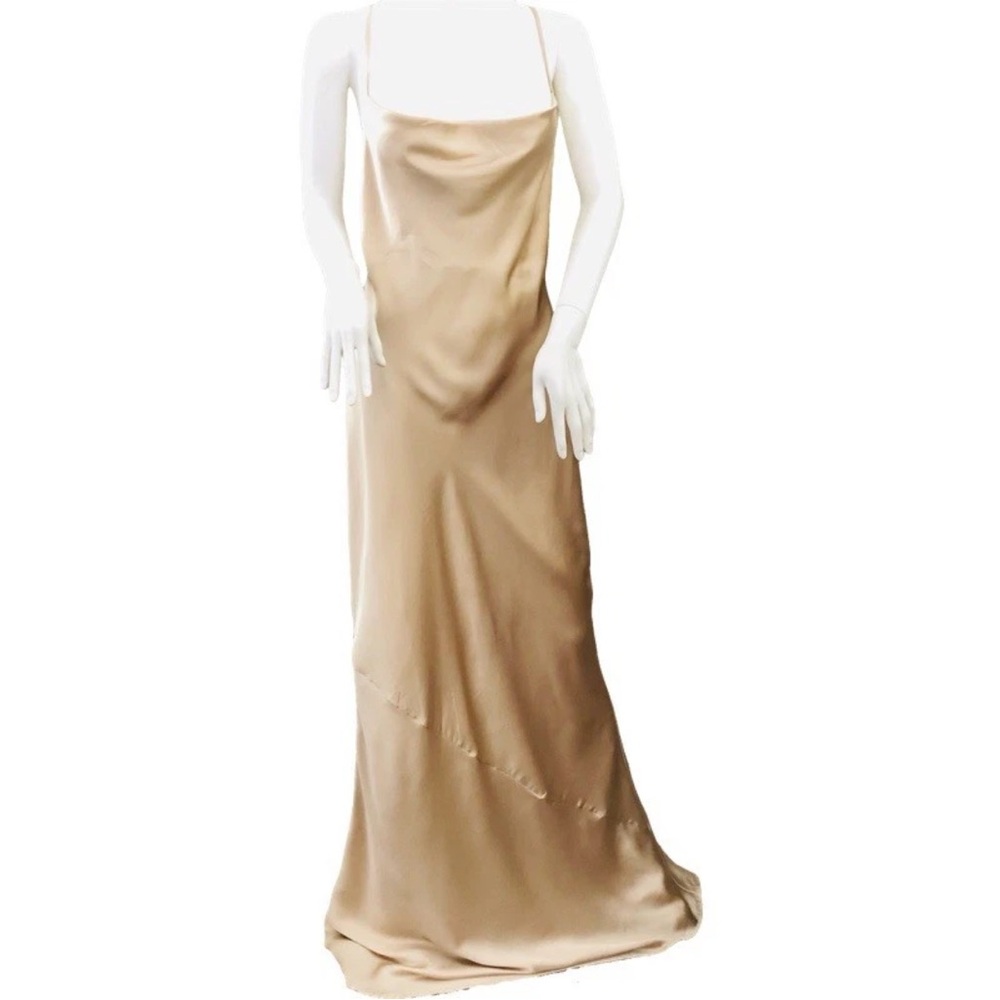 Show me your MuMu Wedding Satin Dress XXL NWT Prom Dance